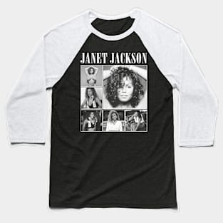 Janet Jackson Vintage Tour Concert Baseball T-Shirt